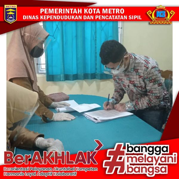 Pelayanan Pencatatan Perkawinan Dinas Dukcapil Kota Metro