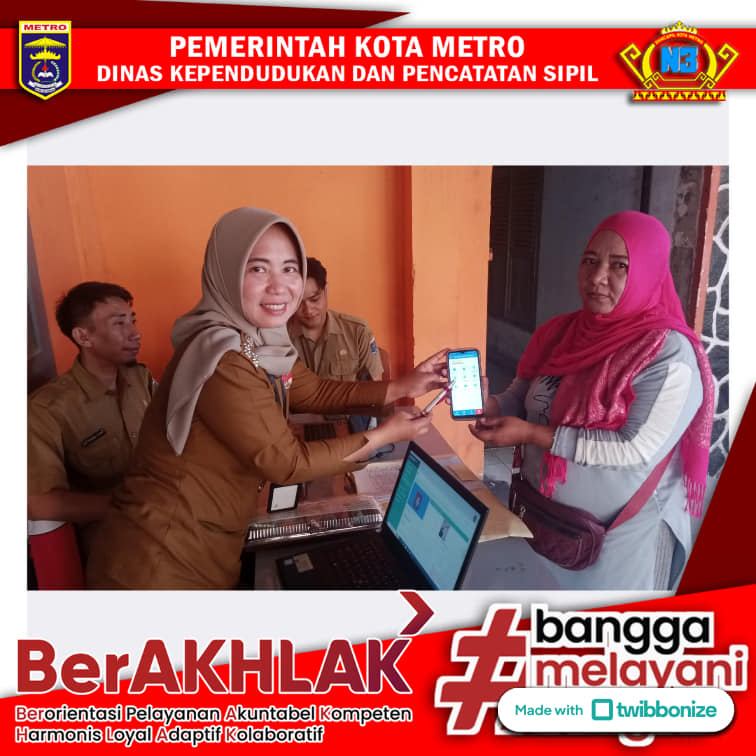 Jemput Bola Pelayanan IKD di Kantor Pos Kota Metro