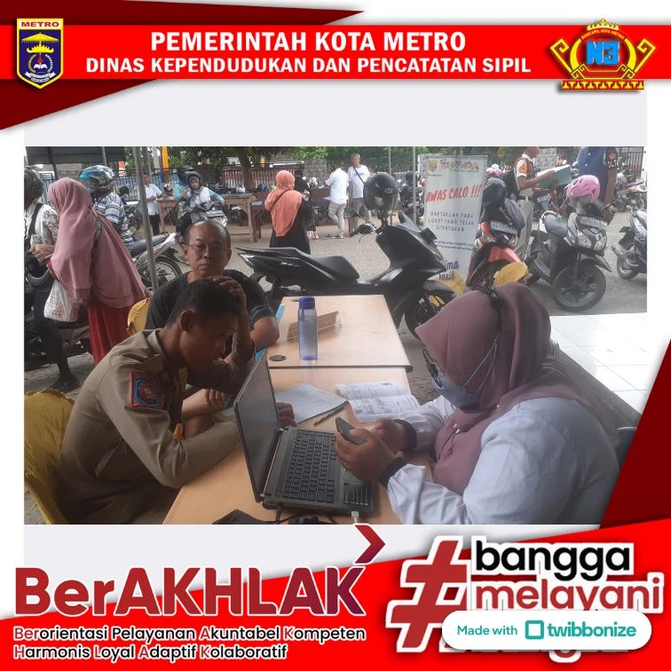 Jemput Bola Pelayanan IKD di SAMSAT KOTA METRO