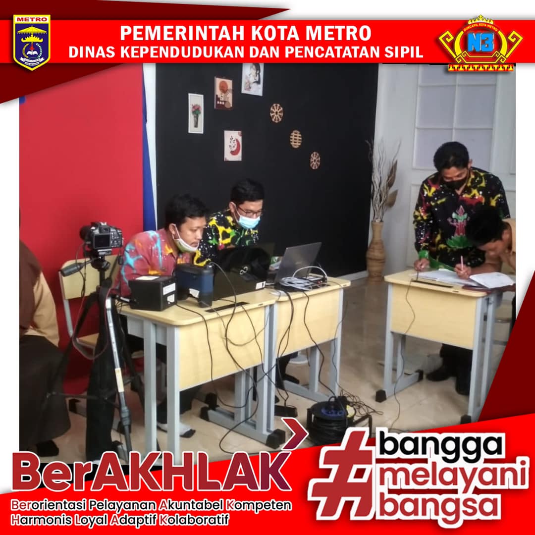 Perekaman KTP-el Keliling Sekolah se Kota Metro
