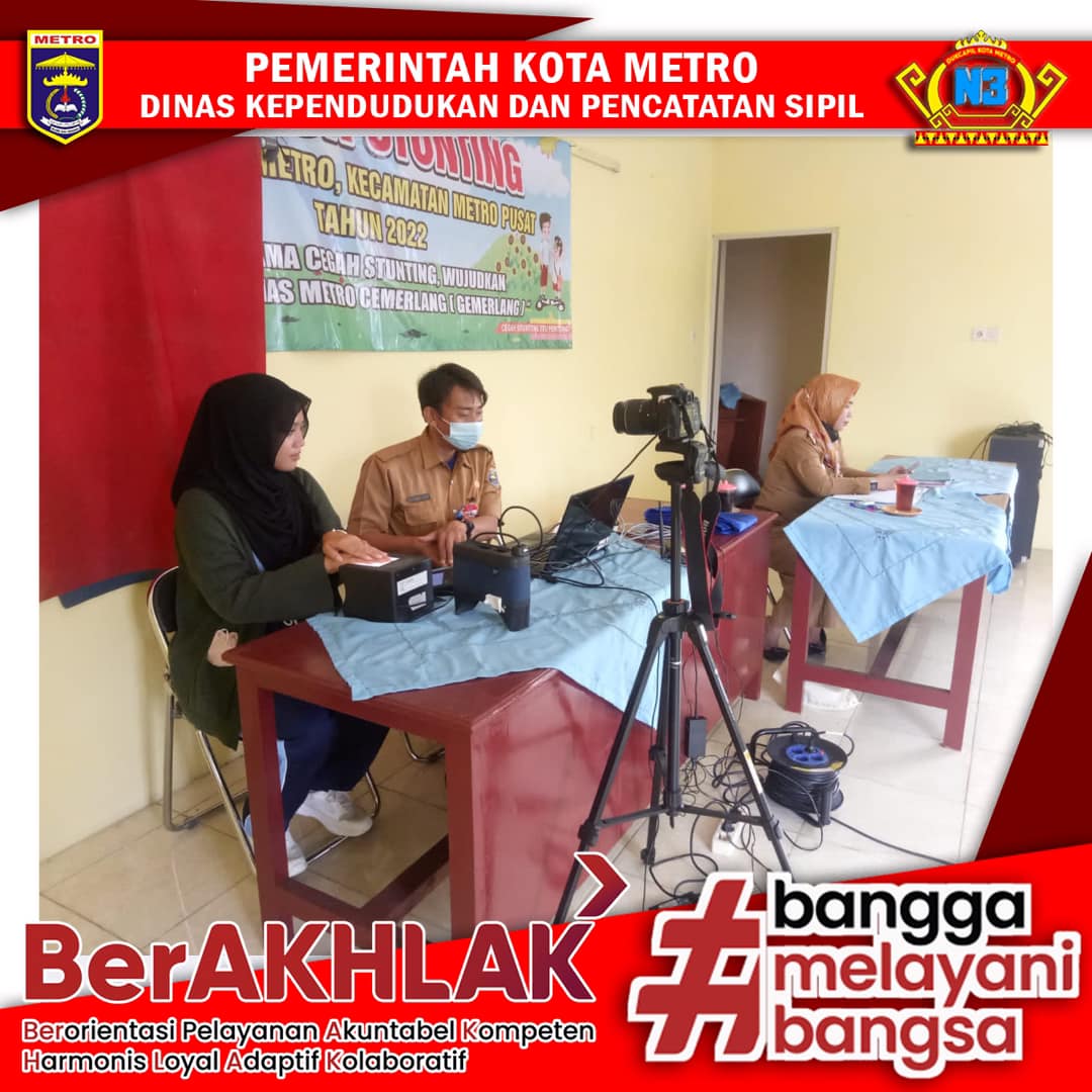Perekaman KTP-el Keliling ke Kelurahan se Kota Metro