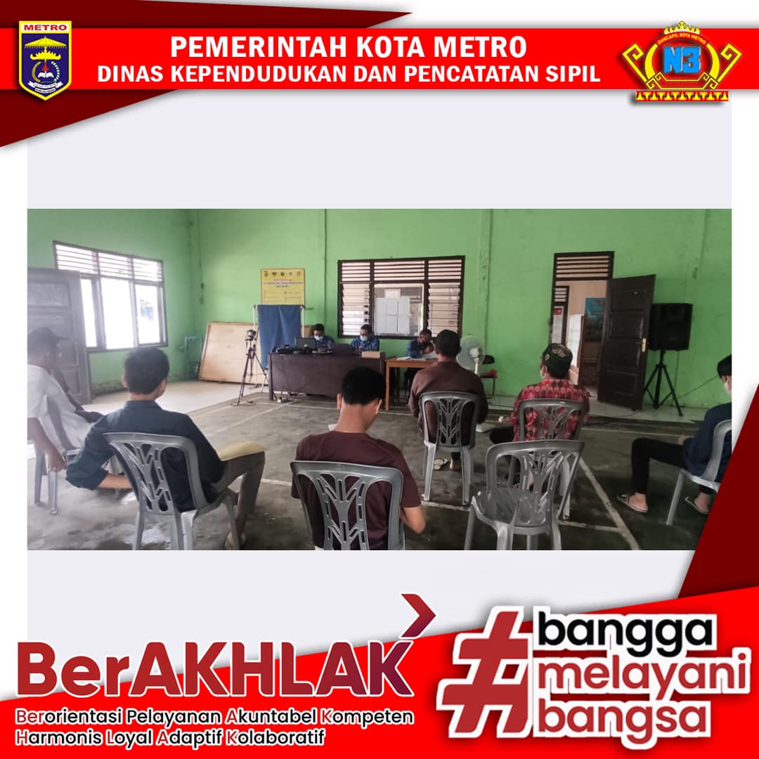Perekaman KTP-el Keliling ke Kelurahan se Kota Metro