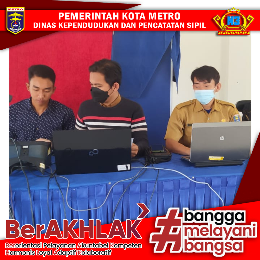 Perekaman KTP-el Keliling ke Kelurahan se Kota Metro