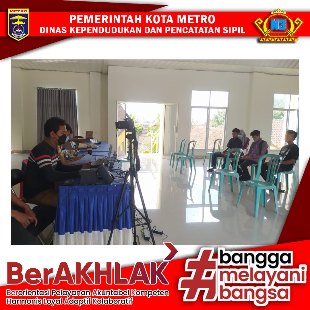 Perekaman KTP-el Keliling ke Kelurahan se Kota Metro
