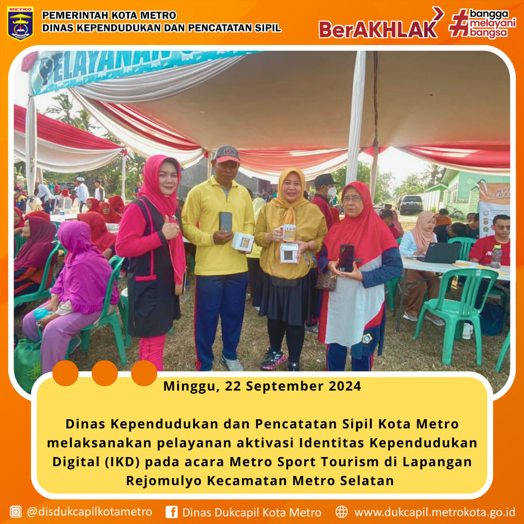  Aktivasi IKD di Acara Metro Sport Tourism