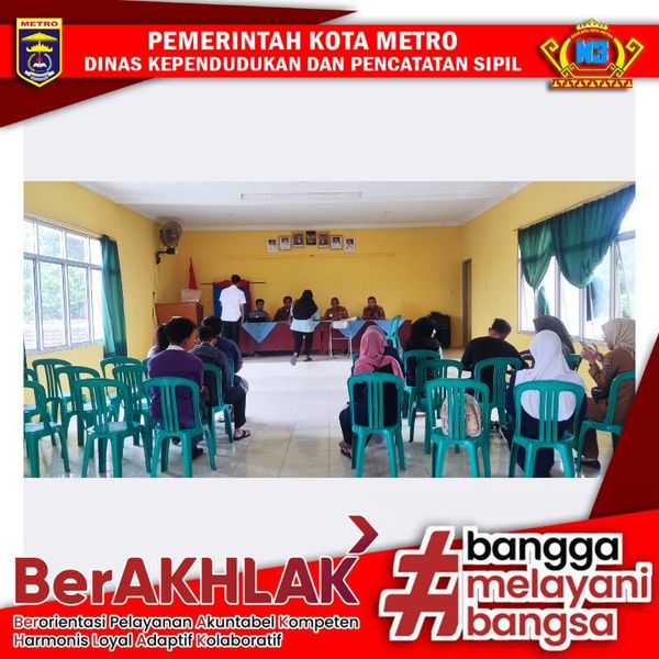 Jemput Bola Pelayanan Perekaman Ke Kelurahan Hadimulyo Timur