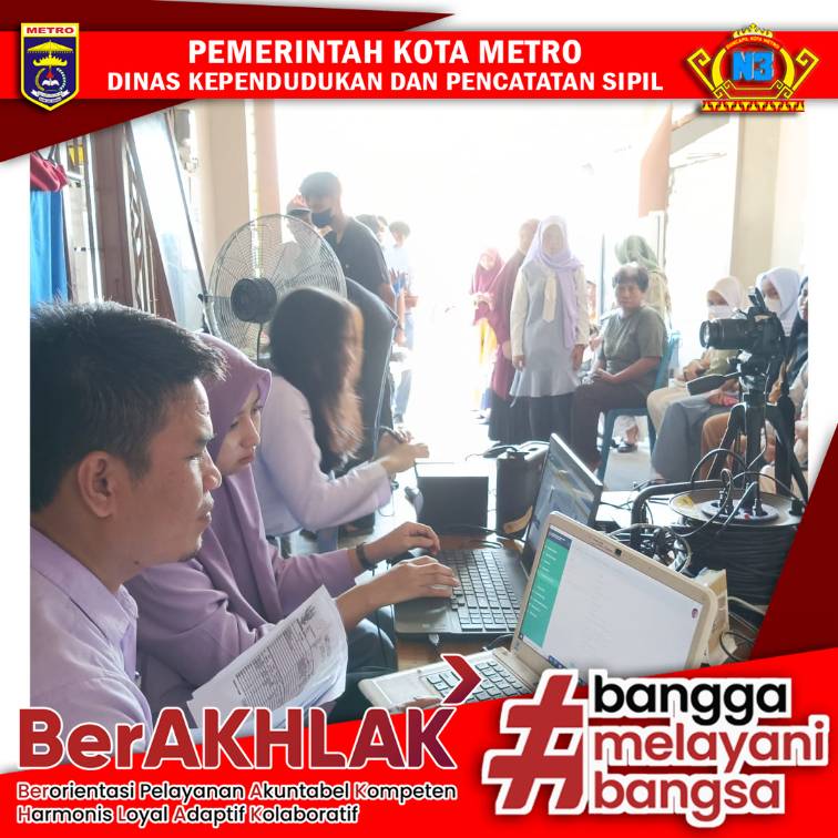 Jemput Bola Pelayanan Perekaman Ke Kelurahan Hadimulyo Timur