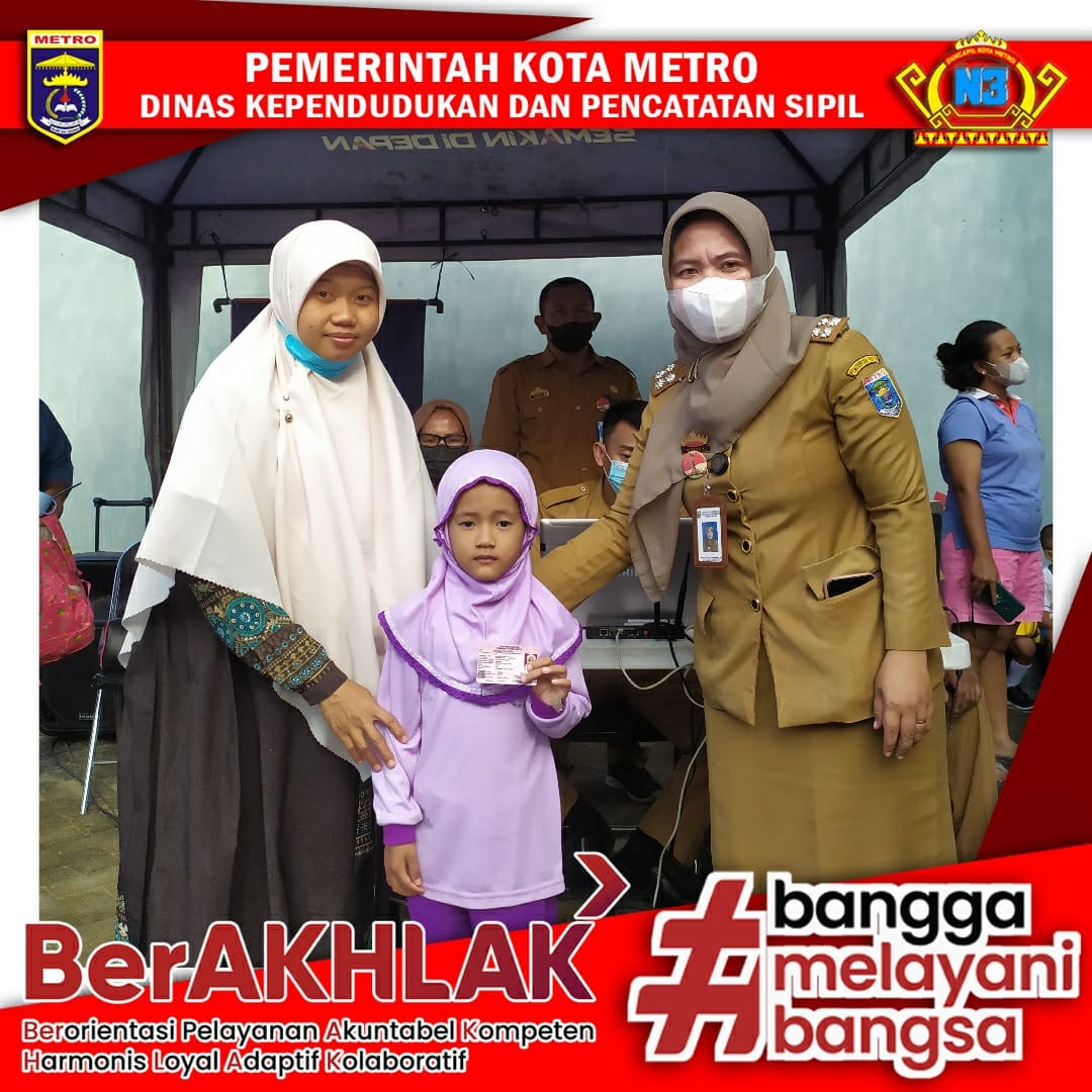 Pelayanan Administrasi Kependudukan Kartu Identitas Anak (KIA) dan Akta Kelahiran dalam rangka Peringatan Hari Anak Nasional 2022