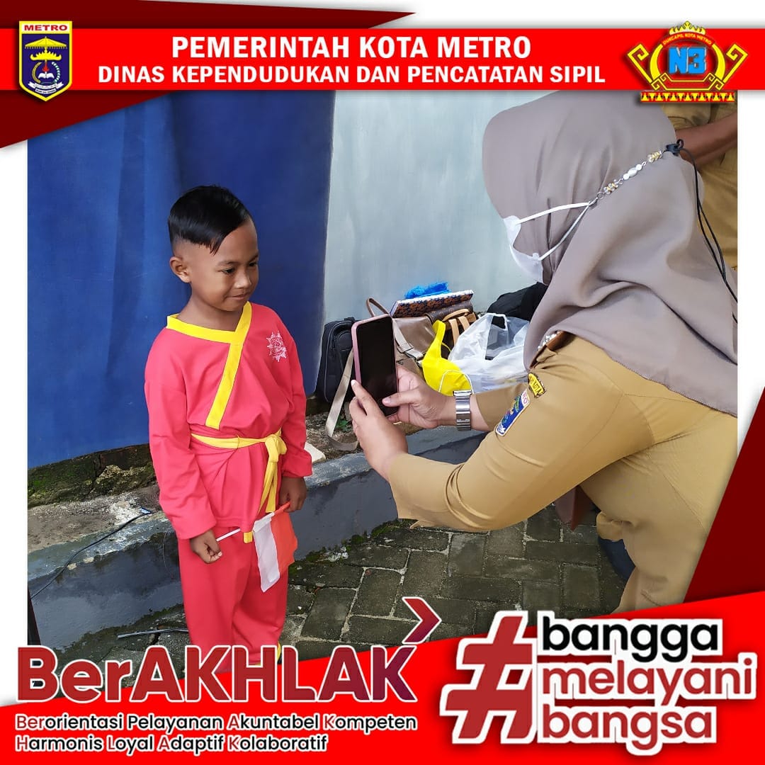 Pelayanan Administrasi Kependudukan Kartu Identitas Anak (KIA) dan Akta Kelahiran dalam rangka Peringatan Hari Anak Nasional 2022