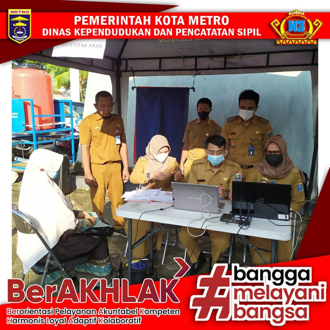 Pelayanan Administrasi Kependudukan Kartu Identitas Anak (KIA) dan Akta Kelahiran dalam rangka Peringatan Hari Anak Nasional 2022
