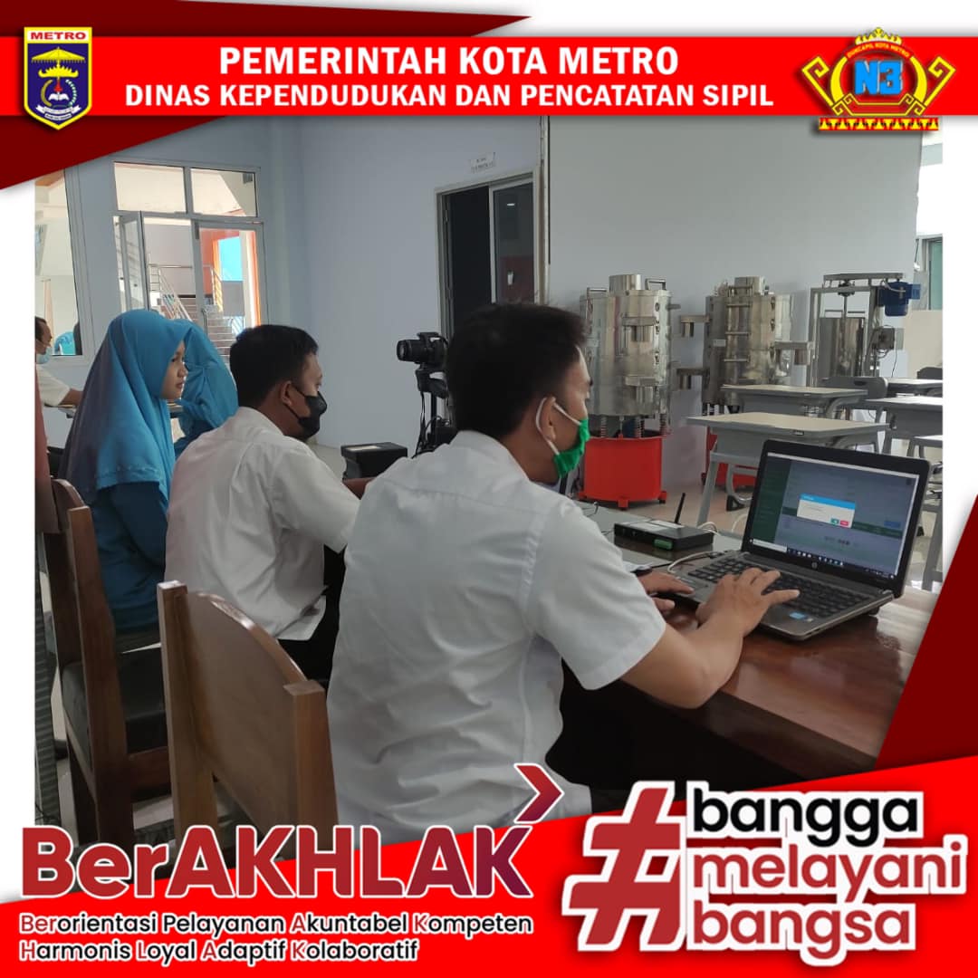 Perekaman KTP-el Keliling ke Sekolah se Kota Metro