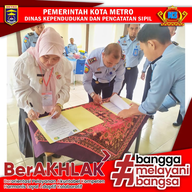 Penandatanganan Perjanjian Kerja Sama dengan LAPAS KELAS II A METRO