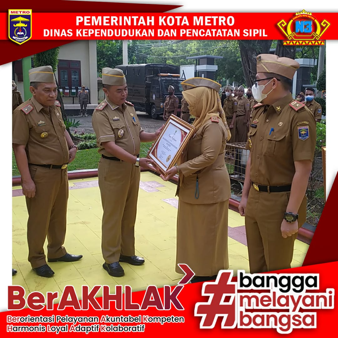 Penerimaaan Penghargaan Pelayanan Prima dengan Nilai A Tahun 2022