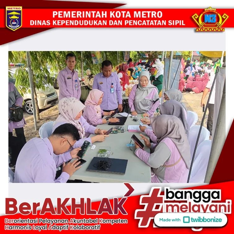 Kegiatan Pelayanan Aktivasi Identitas Kependudukan Digital (IKD) pada kegiatan Jambore Kader Posyandu