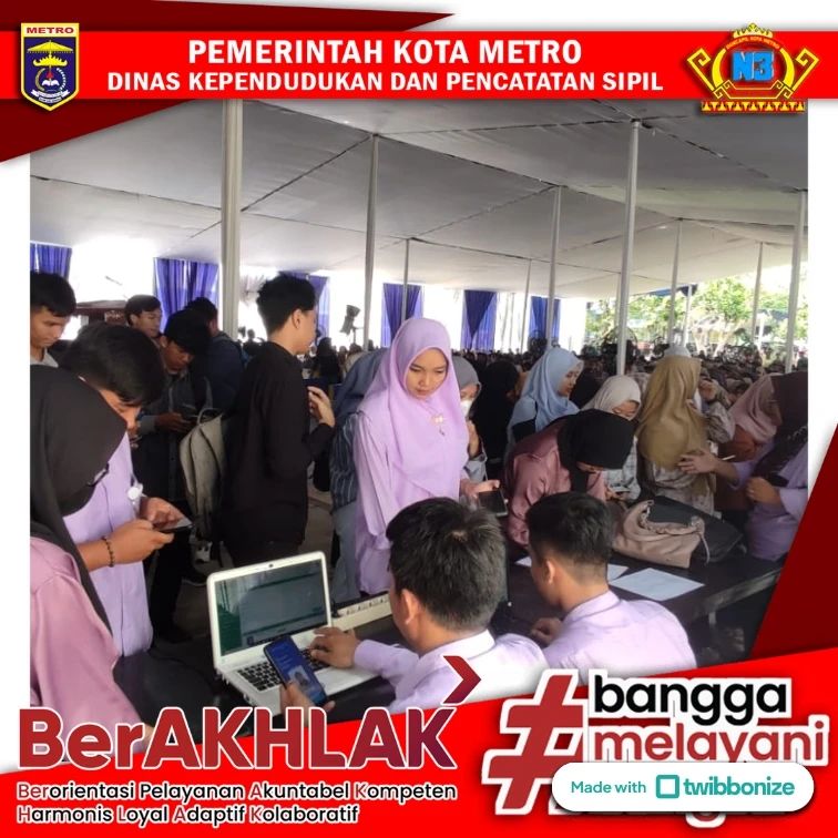 Kegiatan Pelayanan Aktivasi Identitas Kependudukan Digital (IKD) pada kegiatan mastama