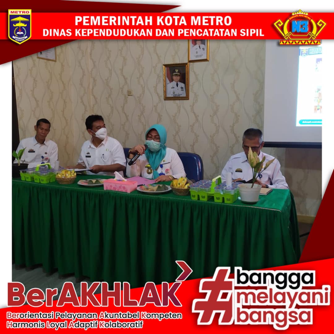 Kunjungan Tim Bidang Organisasi dan Disdukcapil Kab. Pringsewu