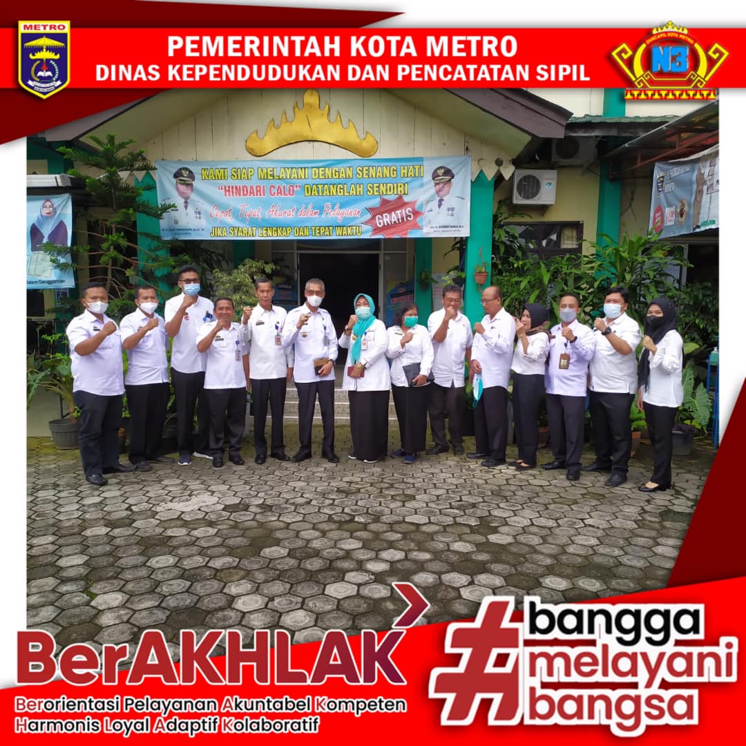 Kunjungan Tim Bidang Organisasi dan Disdukcapil Kab. Pringsewu