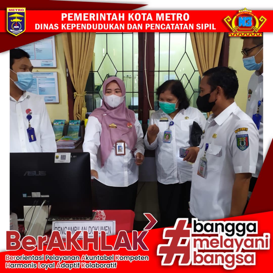 Kunjungan Tim Bidang Organisasi dan Disdukcapil Kab. Pringsewu