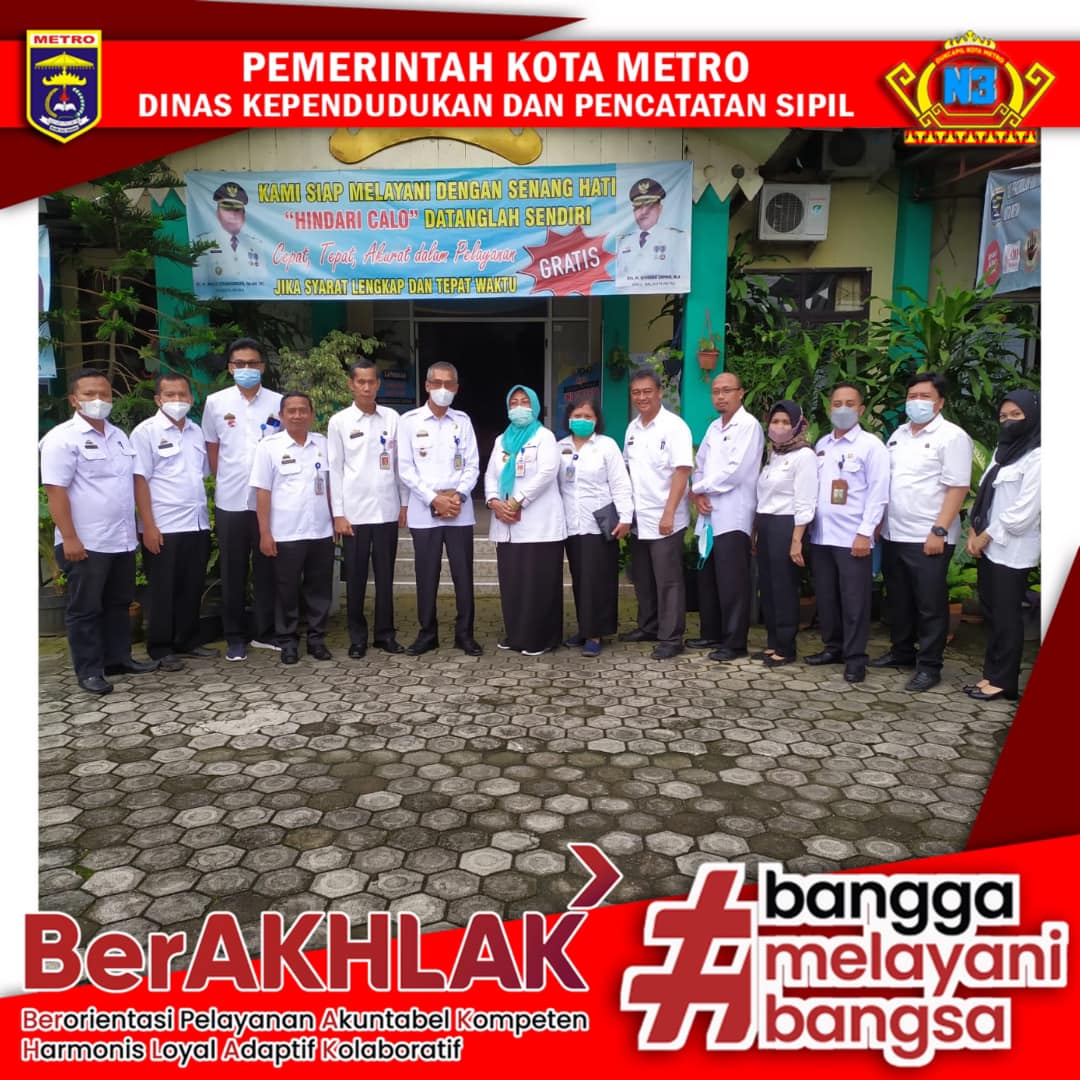 Kunjungan Tim Bidang Organisasi dan Disdukcapil Kab. Pringsewu