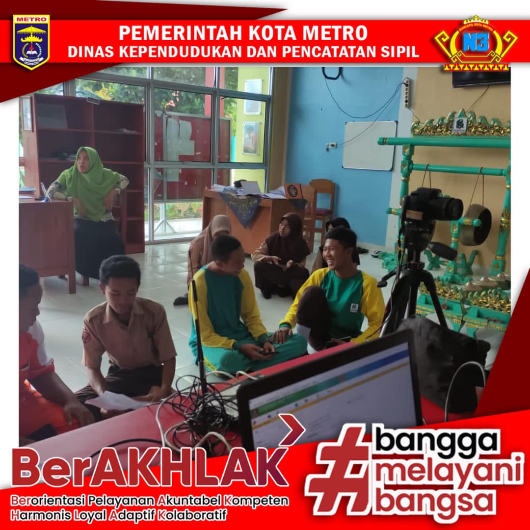 Perekaman KTP-el Keliling Sekolah se Kota Metro
