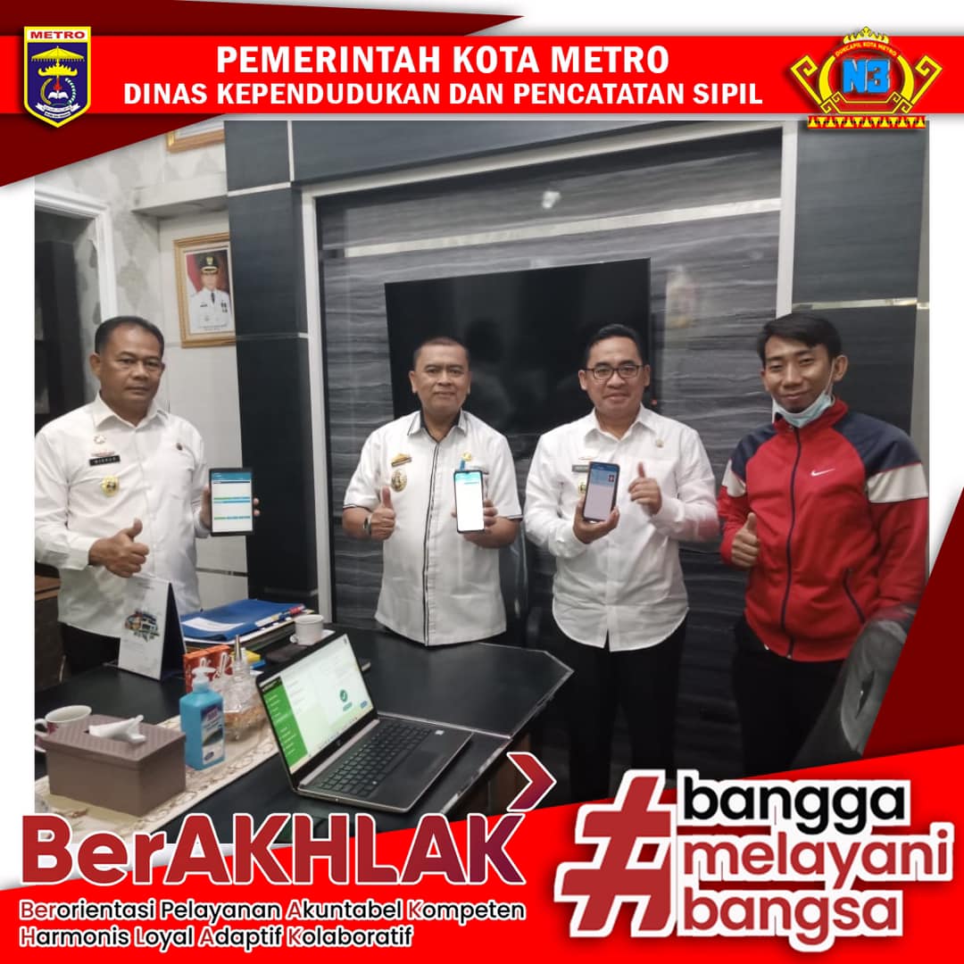 Aktivasi Identitas Kependudukan Digital (IKD) pejabat pemerintah Kota Metro