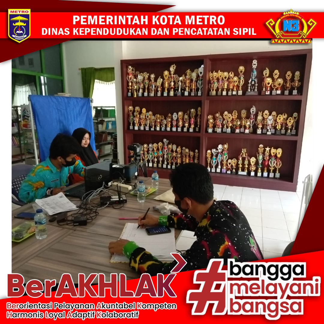 Perekaman KTP-el Keliling Sekolah se Kota Metro