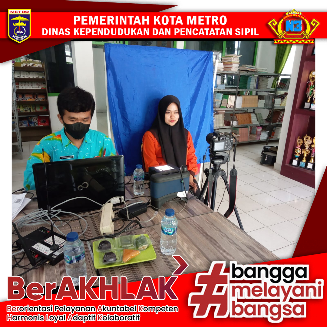 Perekaman KTP-el Keliling Sekolah se Kota Metro