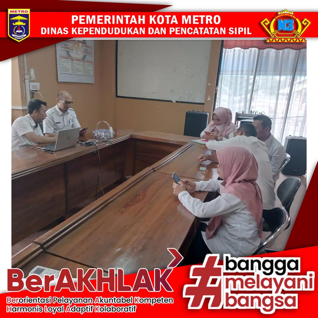 Jemput Bola Pelayanan Pembuatan Identitas Kependudukan Digital di Badan Perencanaan Pembangunan Daerah Kota Metro 