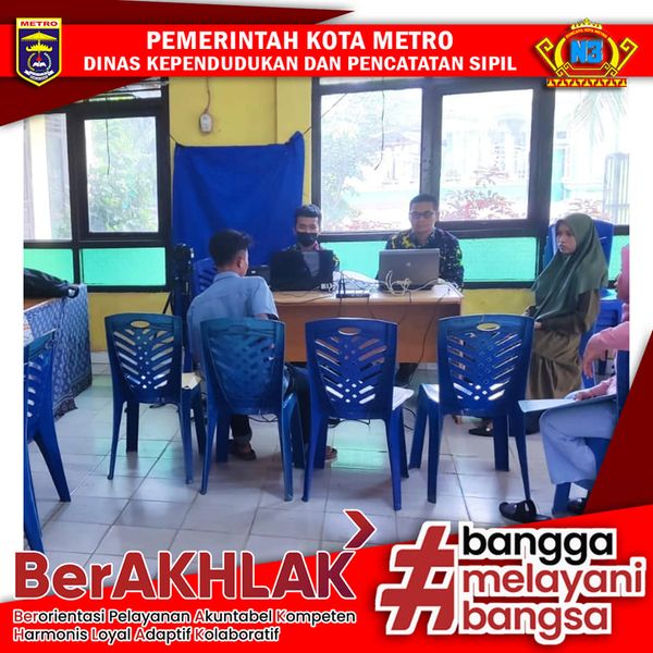 Perekaman KTP-el Keliling ke Kelurahan se Kota Metro